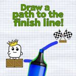 Draw a path to the finish line!