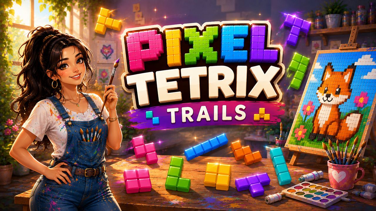 Image Pixel Tetrix Trails