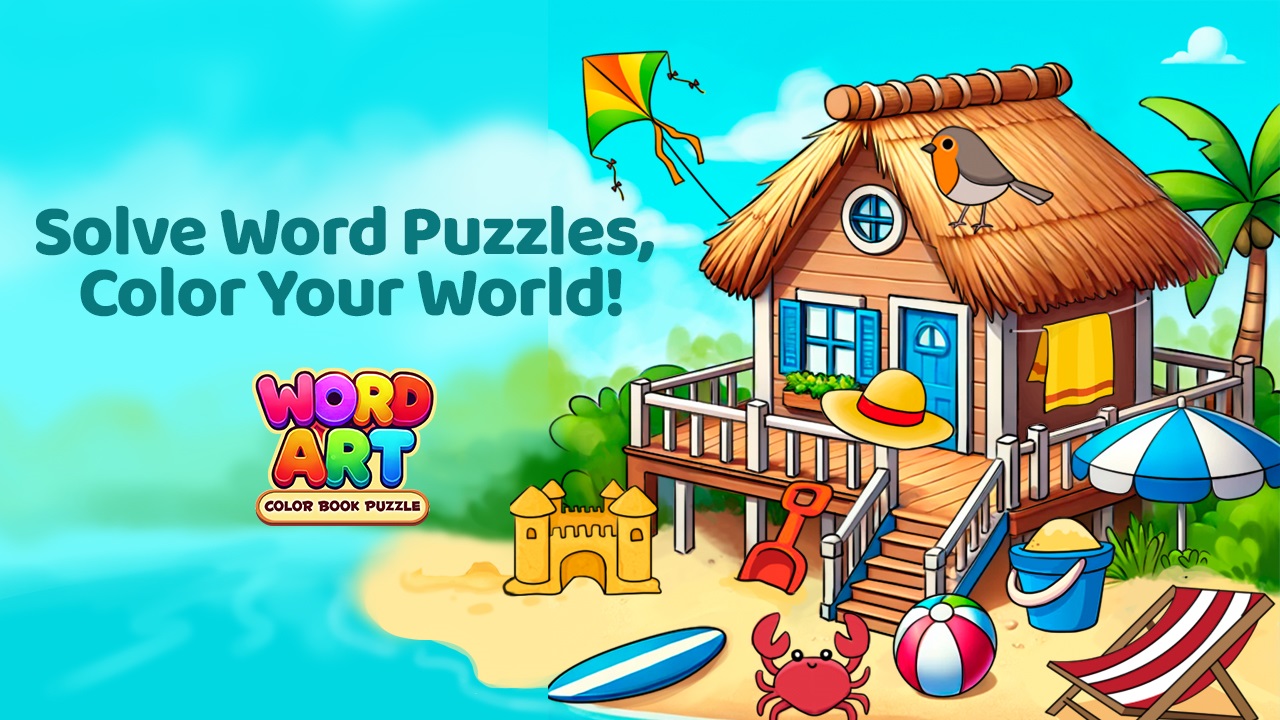 Image Word Art – Color Book Puzzle