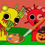 Halloween Sprunki Coloring Book