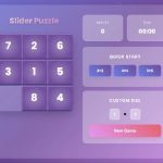 Sliding Number Puzzle &ndash; Classic Brain Teaser
